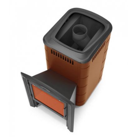 Печь для бани Термофор Тунгуска 2017 Inox Витра терракота фото в Бресте