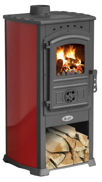 Печь-камин Blist Zar красная в Бресте