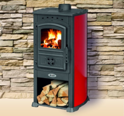 Печь-камин Blist Zar красная в Бресте