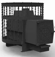 Чугунная банная печь Kennet Бастион 22 сетка витая в Бресте