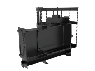 Чугунная банная печь Kennet Бастион 22 сетка витая в Бресте