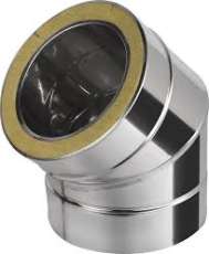 Сэндвич-Колено (Отвод) 45 304/430 0.8, изол. 50 мм купить в Бресте