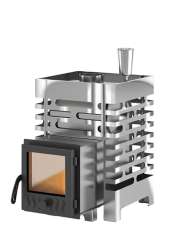 Печь для бани Везувий ASTON 12 INOX стекло Амазонка бай фото в Бресте