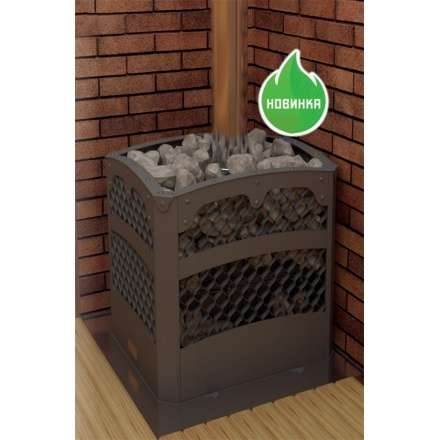 Печь для бани Теплодар БЫЛИНА-СЕТКА-12Ч Панорама (1.2) (без двери БЫЛИНА 16 обрамления) в Бресте