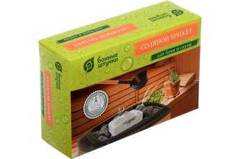 Соляной брикет 15*10*5 см, 1300 г для бани и сауны купить в Бресте