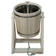 Обливное ведро  15 л с перел.устр нерж.вст ЛИПА ТЕРМО купить в Бресте