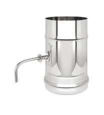 Шибер нерж. поворотный (AISI 430/0,5мм) купить в Бресте