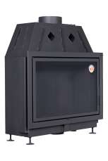 Каминная топка Экокамин Альфа 1000 B подовая черный шамот в Бресте
