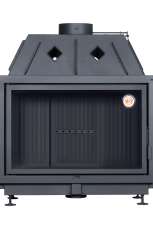 Каминная топка Экокамин Альфа 1000 B подовая черный шамот в Бресте