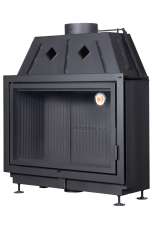 Каминная топка Экокамин Альфа 1000 B подовая черный шамот Амазонка бай фото в Бресте