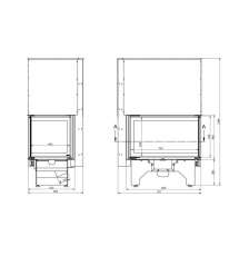 Каминная топка KFD ECO iLUX 90 LH/RH в Бресте
