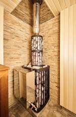 Купить стальную печь для бани KRONOS ГИГАНТ 24 ВС ПАНОРАМА Амазонка бай фото в Бресте