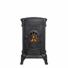 Чугунная ПЕЧЬ-КАМИН Везувий А-07 Антрацит в Бресте