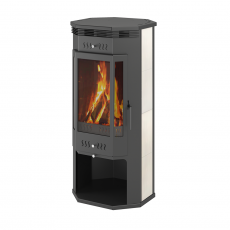 Печь-Камин ASTON 11кВт (180 м3) угловой в Бресте