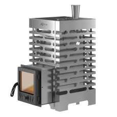 Печь для бани Везувий ASTON 16 INOX стекло в Бресте