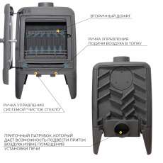 Печь-камин EVEREST М7 в Бресте