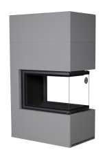 Камин Родос 900 ГРАФИТ, шамот черный в Бресте