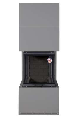 Камин Родос 900 ГРАФИТ, шамот черный в Бресте