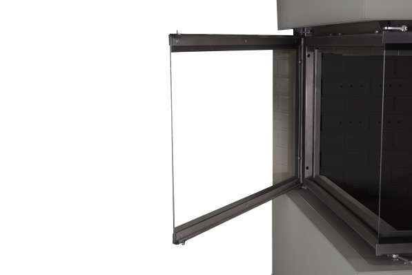 Камин Родос 900 ГРАФИТ, шамот черный в Бресте