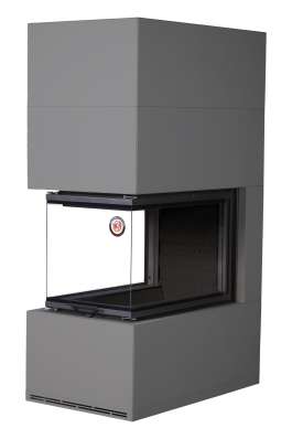 Камин Родос 900 ГРАФИТ, шамот черный в Бресте