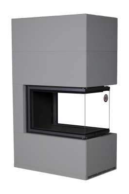 Камин Родос 900 ГРАФИТ, шамот черный в Бресте