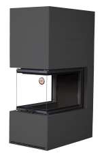 Камин Родос 900 ЧЕРНЫЙ, шамот черный в Бресте