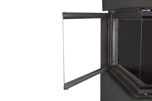 Камин Родос 900 ЧЕРНЫЙ, шамот черный в Бресте