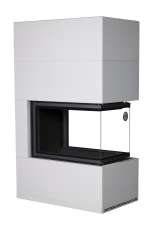 Камин Родос 900 СЛОНОВАЯ КОСТЬ, шамот черный в Бресте