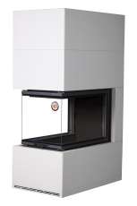 Камин Родос 900 СЛОНОВАЯ КОСТЬ, шамот черный в Бресте