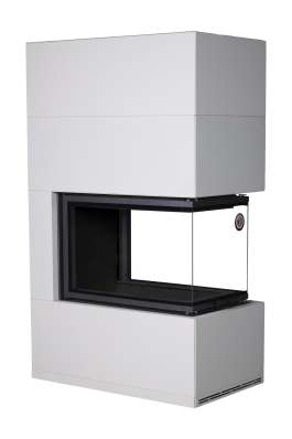 Камин Родос 900 СЛОНОВАЯ КОСТЬ, шамот черный в Бресте