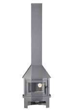 Камин Бавария Мюнхен пристенно-угловой МИНИ графит в Бресте