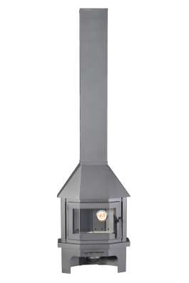 Камин Бавария Мюнхен пристенно-угловой МИНИ графит в Бресте