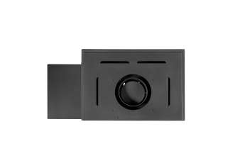 Камин МАДРИД на дровнике Гигант слева черный\белый шамот в Бресте