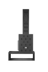 Камин МАДРИД на дровнике Гигант слева черный\белый шамот в Бресте