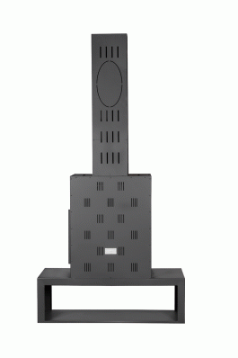 Камин МАДРИД на дровнике Гигант центральный черный\белый шамот в Бресте