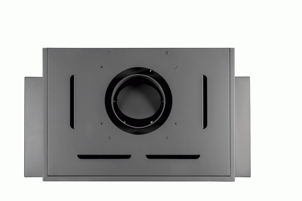 Камин МАДРИД на дровнике Гигант центральный черный\белый шамот в Бресте