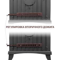 Печь-камин Везувий KZ-14Р Антрацит в Бресте