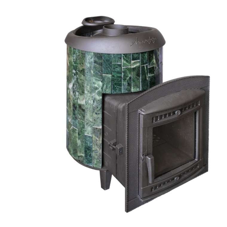 Банная печь ProMetall Атмосфера комбинированная сетка-ламель «Змеевик» Амазонка бай фото в Бресте