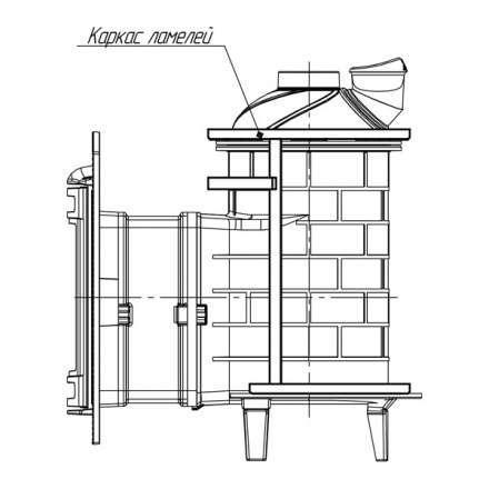 Банная печь ProMetall Атмосфера ламели Жадеит в Бресте