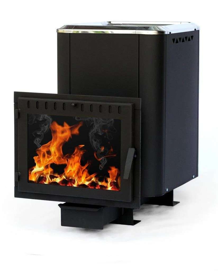 Печь банная чугунная СИБИРЬ 24 Конвекционная Панорамное стекло Амазонка бай фото в Бресте