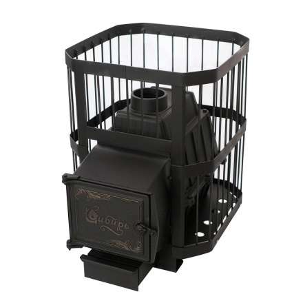 Печь банная чугунная СИБИРЬ 21 облегченная топка Амазонка бай фото в Бресте