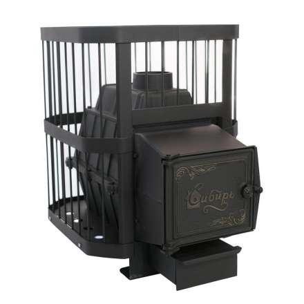 Печь банная чугунная СИБИРЬ 21 облегченная топка в Бресте