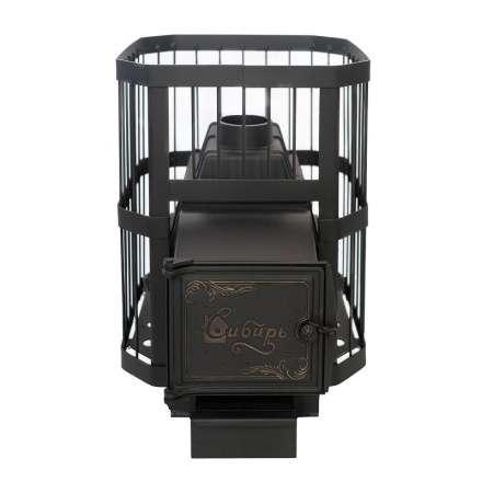 Печь банная чугунная СИБИРЬ 21 облегченная топка в Бресте