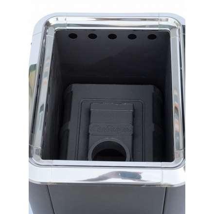 Печь банная Сибирь-18 (панорамное стекло, конвекционная) в Бресте