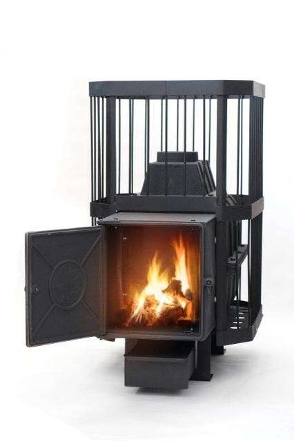 Печь банная чугунная CИБИРЬ-24 чугунная дверка (сетка) Амазонка бай фото в Бресте