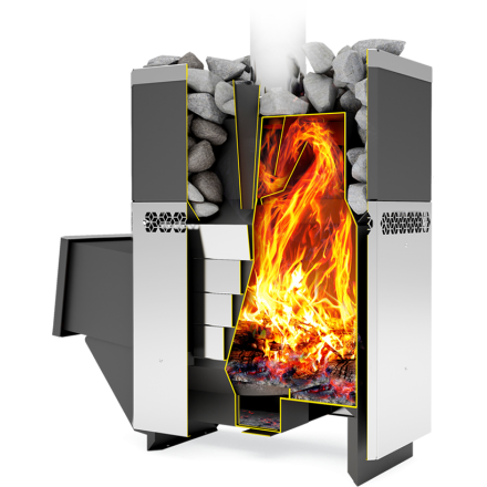 Печь для бани Теплодар Русь-18 ЛНЗП Профи в Бресте