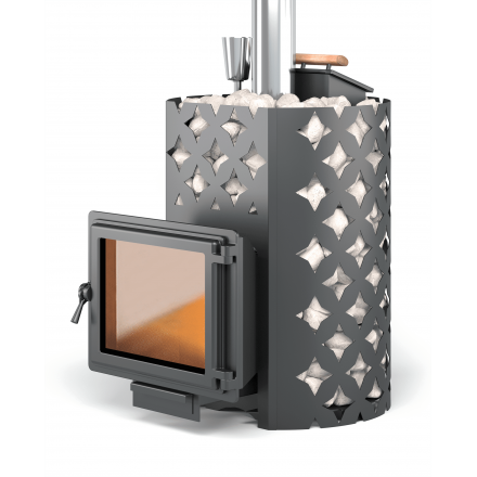 Банная печь ЭТНА 18 (Панорама) ЗК Амазонка бай фото в Бресте