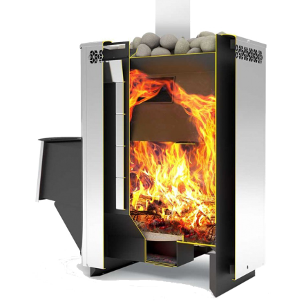 Печь для бани Теплодар Сахара-16 ЛНЗП Профи в Бресте