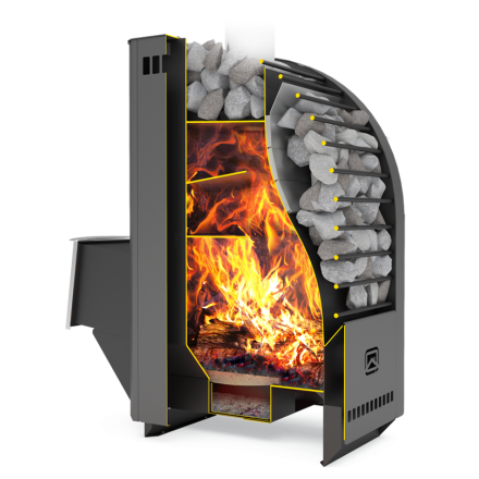 Печь для бани Теплодар Каскад-12Т в Бресте