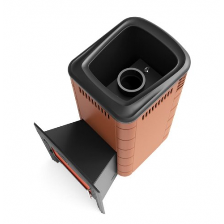 Печь для бани Термофор Каронада XXL Heavy Metal Витра терракота Амазонка бай фото в Бресте